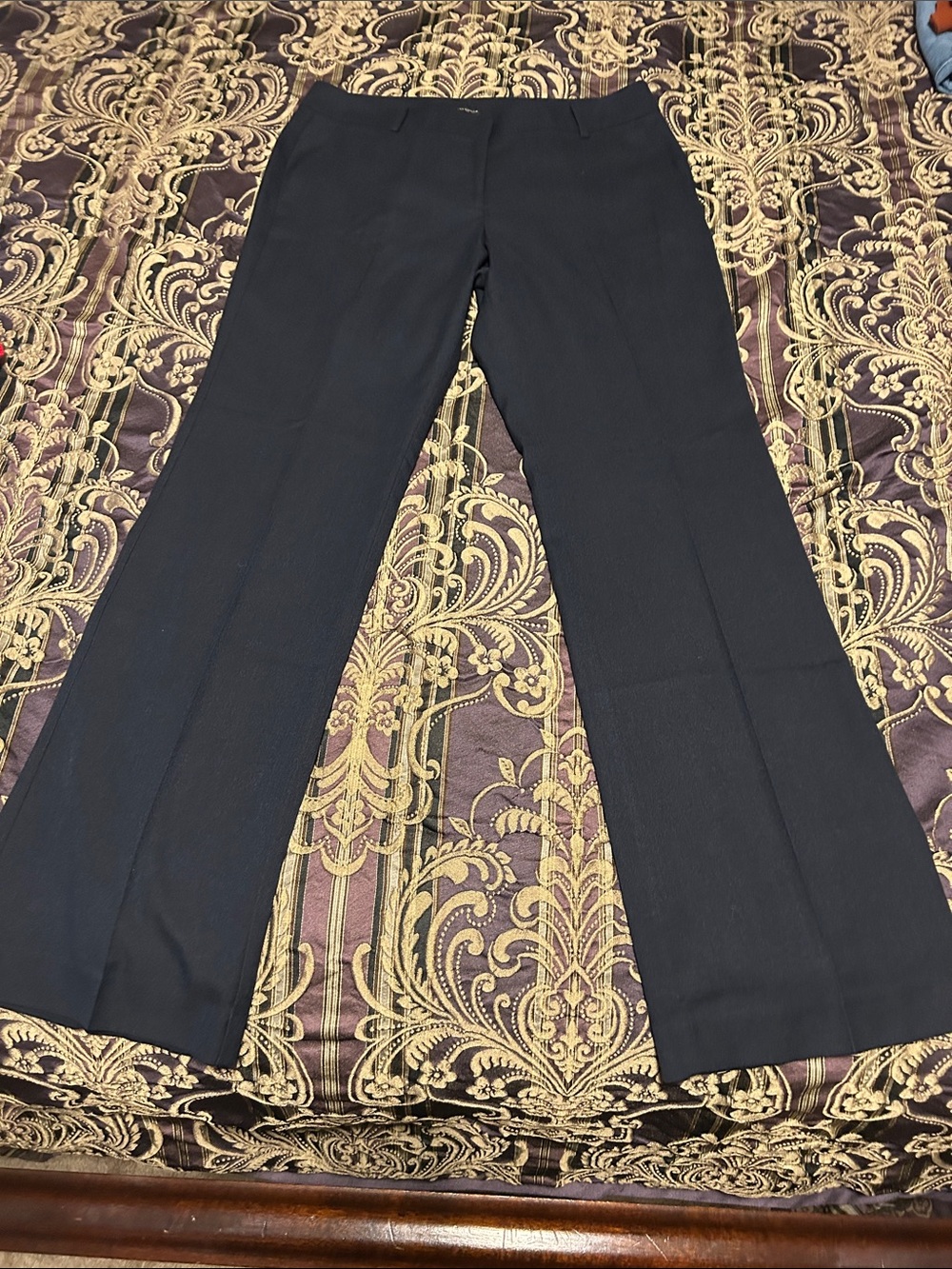 Ann Taylor Signature Tailored Lined Women's Black Suit Dress Pants 8